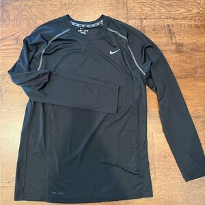 Nike Black Dri-FIT Long Sleeve Top Men’s